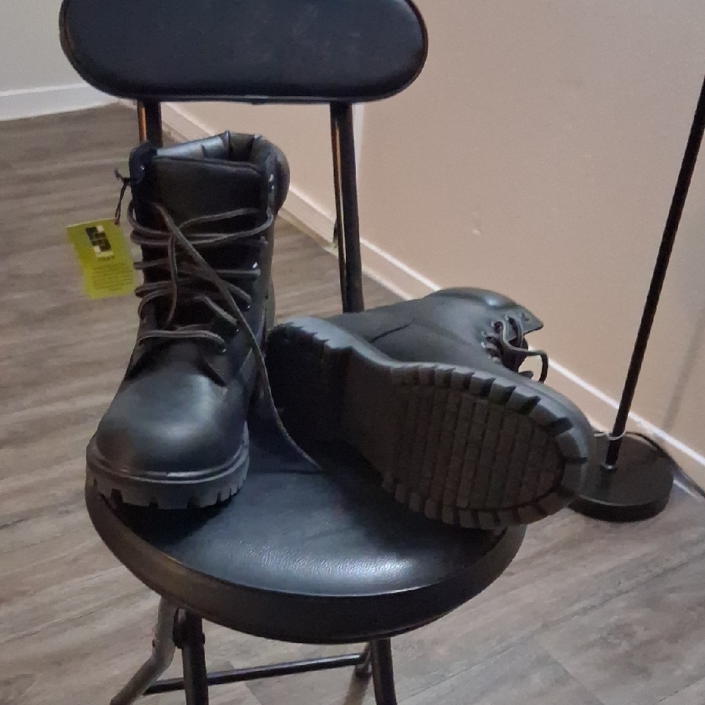 Timberland Black Combat Boots
